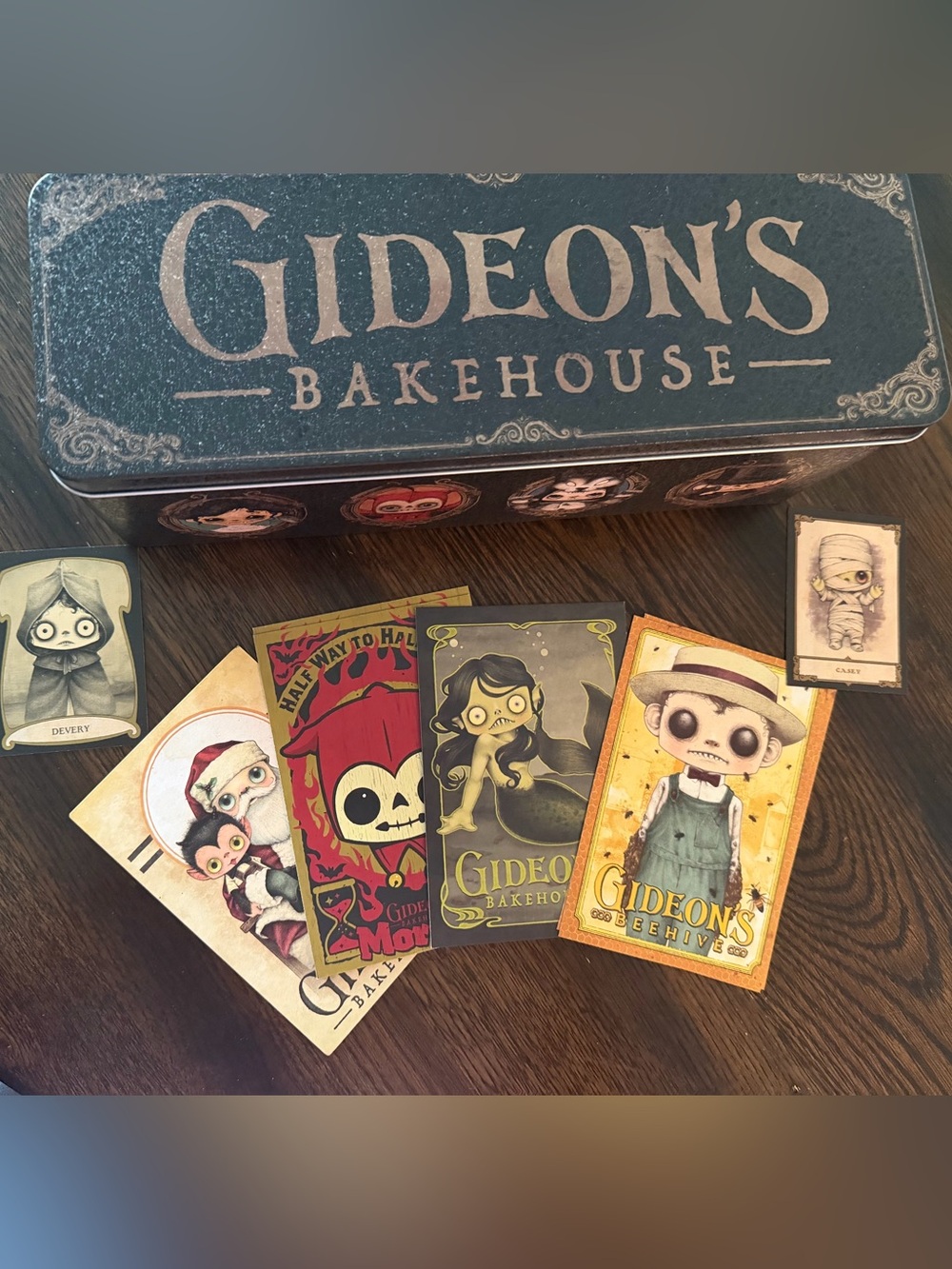 Gideon’s Bakehouse Collector tin and cards
